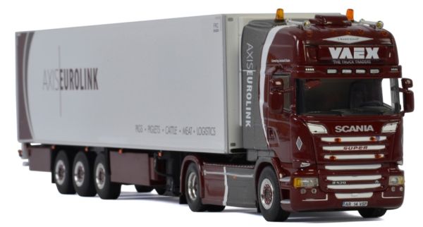 SCANIA S Highline 4x2 avec remorque frigo 3 essieux ROLING