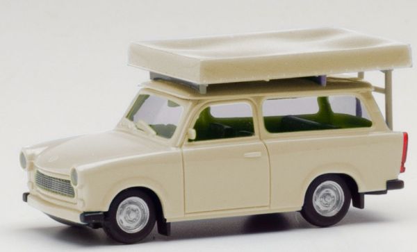 HER024181-002 - TRABANT 601S Universal avec tente de toit Blanc nacré - 1