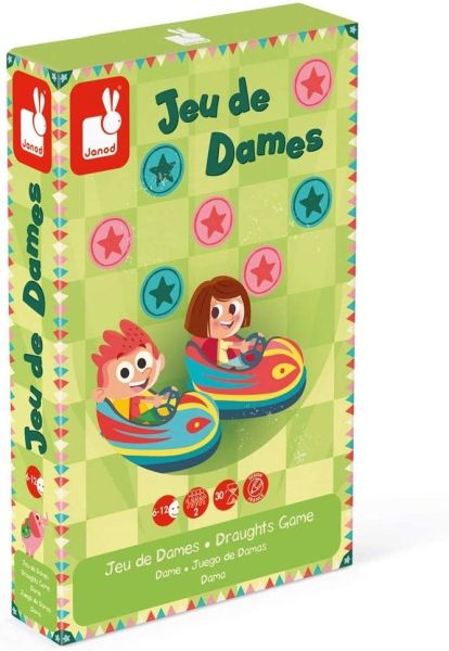 JAN02746 - Jeu de Dames en bois - 1