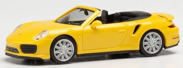 HER028929-002 - PORSCHE 911 Turbo Cabriolet jaune - 1