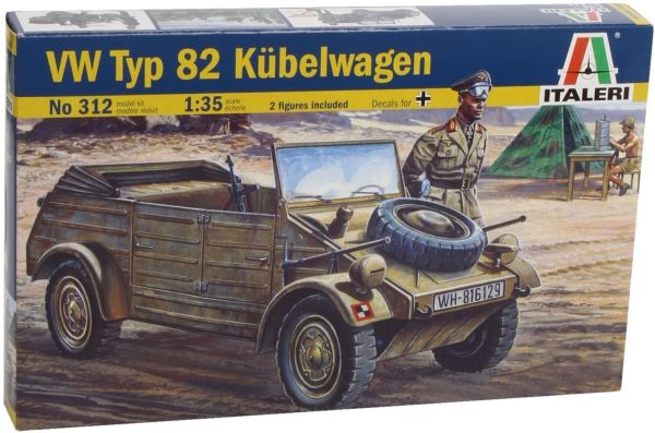 ITA0312 - VOLKSWAGEN Typ 82 Kubelwagen à assembler et à peindre - 1