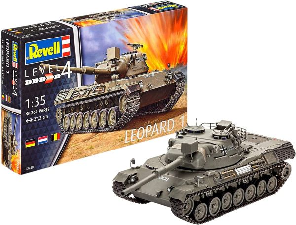 REV03240 - Char LEOPARD 1 à assembler et à peindre - 1