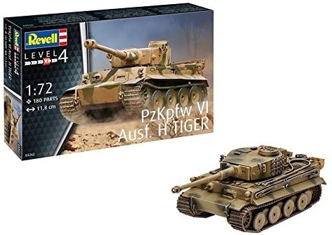 REV03262 - Char PZKPFW VI AUSF. H TIGER à assembler et à peindre - 1