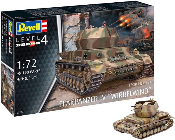 REV03267 - Char FLAKPANZER IV WIRBELWIND à assembler et à peindre - 1