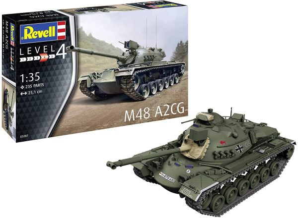 REV03287 - Char M48 A2CG à assembler et à peindre - 1