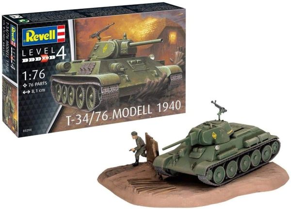 REV03294 - Char T-34/76 modèle 1940 à assembler et à peindre - 1