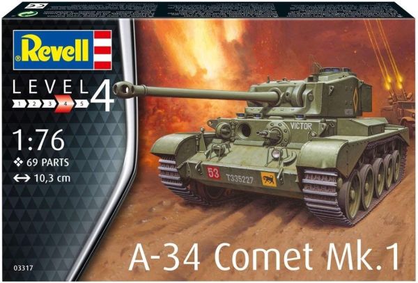 REV03317 - Char A-34 COMET MK.1 à assembler et à peindre - 1