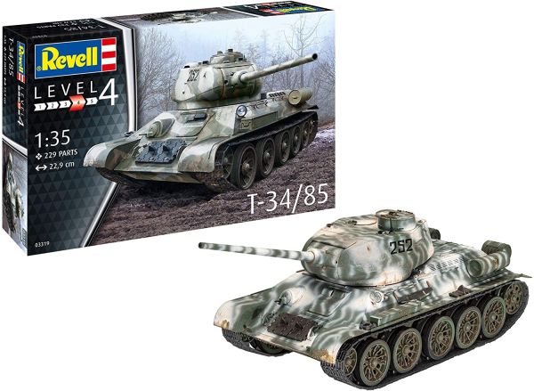REV03319 - Char T-34/85 à assembler et à peindre - 1