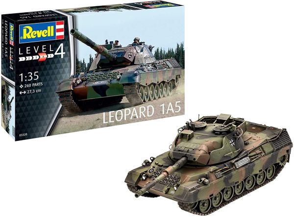 REV03320 - Char LEOPARD 1A5 à assembler et à peindre - 1