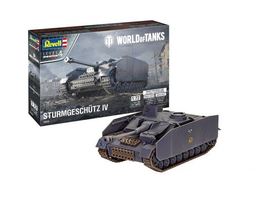 REV03502 - Char Sturmgeschtz IV WORLD OF TANKS à assembler et à peindre - 1