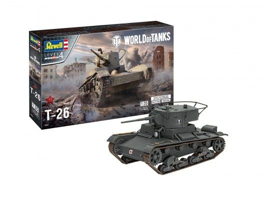 REV03505 - Char T-26 WORLD OF TANKS à assembler et à peindre - 1