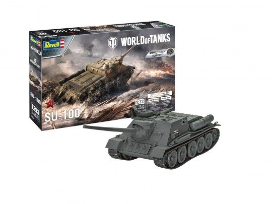 REV03507 - Char SU-100 WORLD OF TANKS à assembler et à peindre - 1