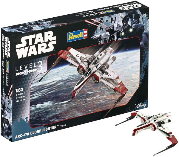 REV03608 - ARC-170 FIGHTER STAR WAR à assembler et à peindre - 1