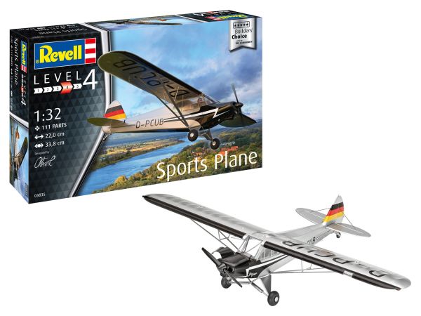 REV03835 - Planeur Sports Plane à assembler et à peindre - 1
