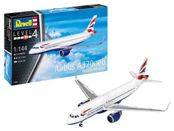 REV63840 - Model Set AIRBUS A320 Neo British Airways à assembler avec peinture - 1