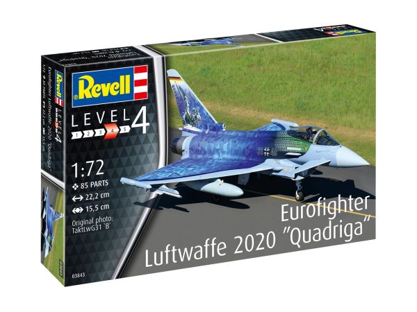 REV03843 - Avion Eurofighter LUFTWAFFE 2020 QUADRIGA à assembler et à peindre - 1