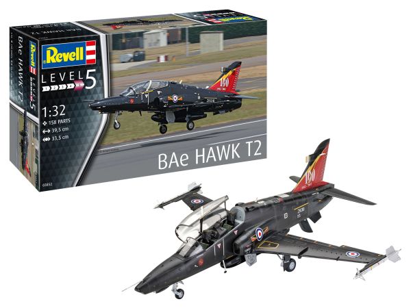 REV03852 - Avion de chasse Bae Hawk T2 à assembler et à peindre - 1