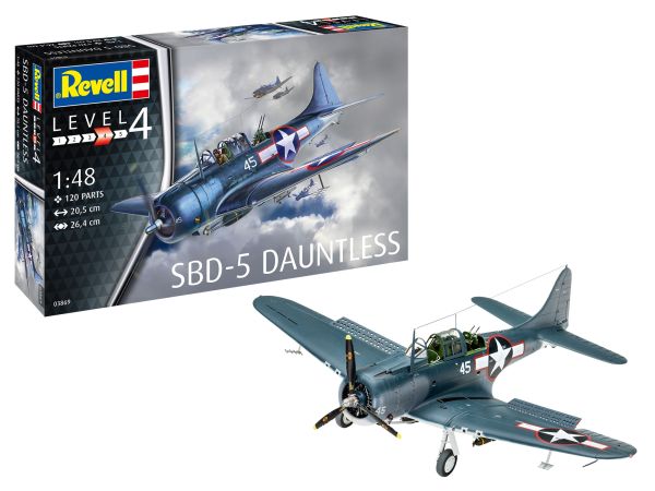 REV03869 - SBD-5 Dauntless Navyfighter à assembler et à peindre - 1