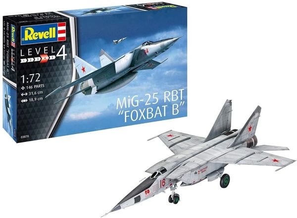 REV03878 - Avion de chasse MiG-25 RBT à assembler et à peindre - 1