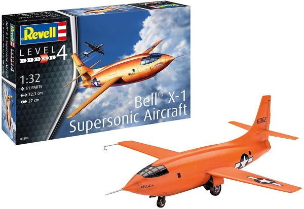 REV03888 - Avion Bell X-1 (1rst Supersonic) à assembler et à peindre - 1