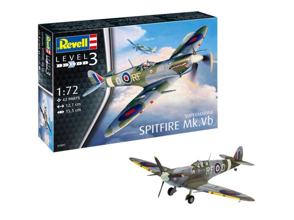 REV03897 - Avion Supermarine Spitfire Mk.Vb à assembler et à peindre - 1