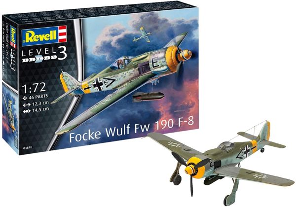 REV03898 - Avion Focke Wulf Fw190 F-8 à assembler et à peindre - 1