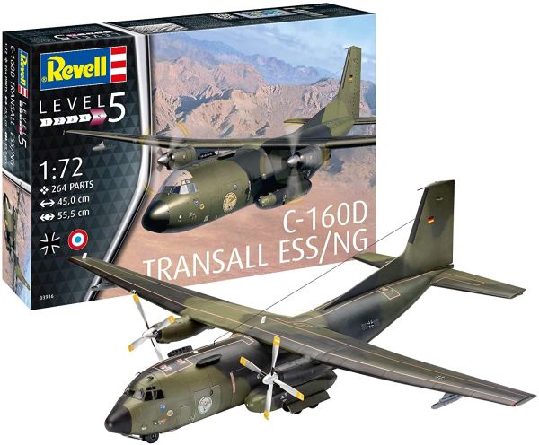 REV03916 - Avion C-160 Transall Eloka à assembler et à peindre - 1