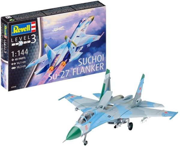 REV03948 - Avion de chasse Su-27 Flanker à assembler et à peindre - 1