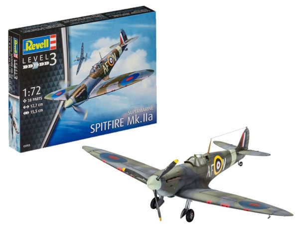 REV03953 - Avion Spitfire Mk.IIa à assembler et à peindre - 1