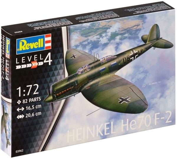 REV03962 - Avion Heinkel He70 F-2 à assembler et à peindre - 1