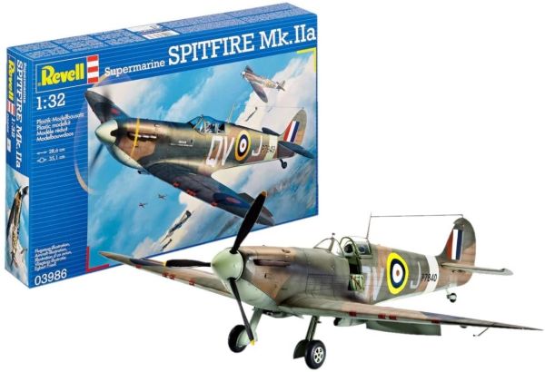 REV03986 - Avion Supermarine SPITFIRE Mk.IIa à assembler et à peindre - 1