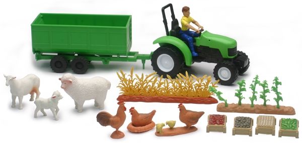 NEW04096C - Coffret de la ferme avec tracteur - 1