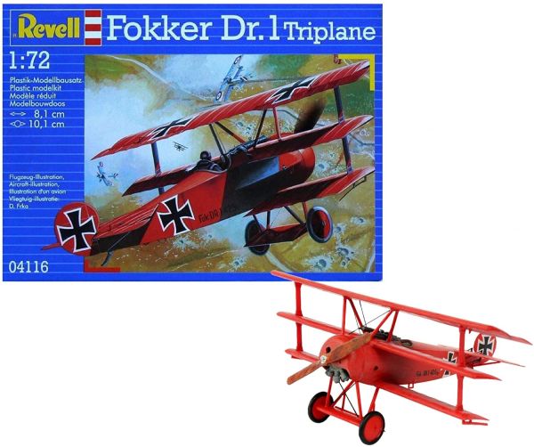 REV04116 - Avion Fokker Dr. 1 triplan à assembler et à peindre - 1