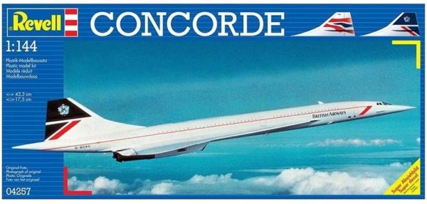 REV04257 - Avion Concorde British Airways à assembler et à peindre - 1