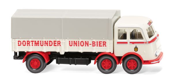 WIK042903 - MERCEDES LP 333 porteur plateau bâchée DORTMUNDER UNION - 1