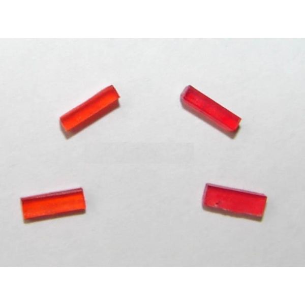 ART04303 - 2 Paires de feux rouge et orange 6x2mm - 1