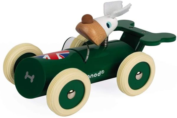 JAN04496 - Voiture avec chien à promener Verte  – Spirit Richard - 1