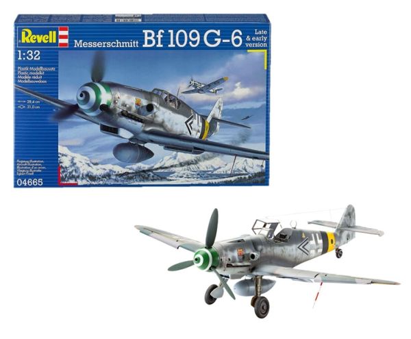 REV04665 - Avion Messerschmitt Bf109 G-6 à assembler et à peindre - 1