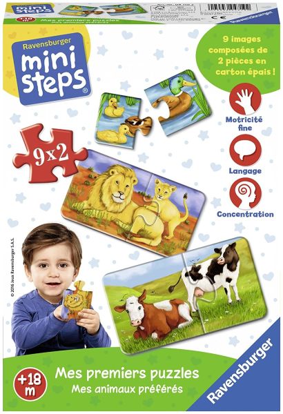 RAV04719 - Mes premiers Puzzles - Mes animaux préférés - 1