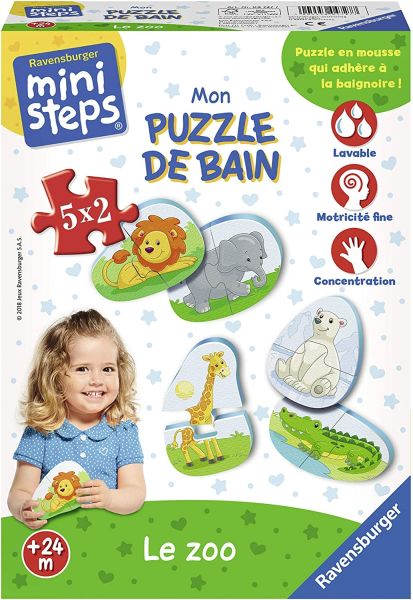 RAV04727 - Mon Puzzle de bain - Le zoo - 1