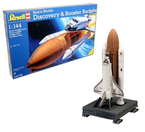 Fusée Space Shuttle Discovery + Booster Rockets à assembler et à