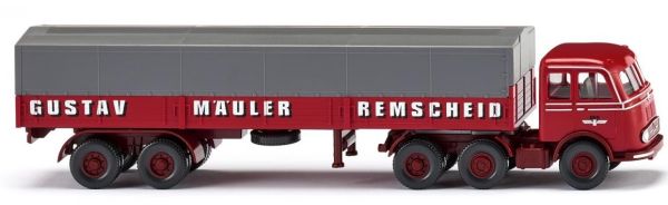 WIK048804 - MERCEDES LPS 333 6x4 avec remorque 2 Essieux GUSTAV MÄULER - 1