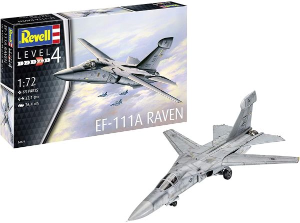 REV04974 - Avion de chasse EF-111A Raven à assembler et à peindre - 1