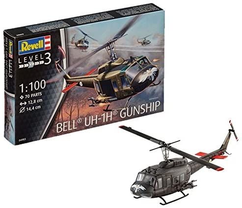 REV04983 - Hélicoptère Bell UH-1H Gunship à assembler et à peindre - 1