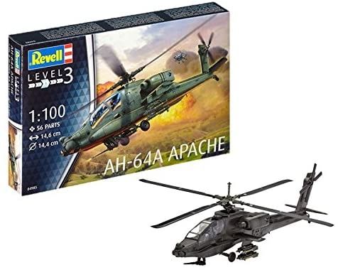 REV04985 - Hélicoptère AH-64A Apache à assembler et à peindre - 1