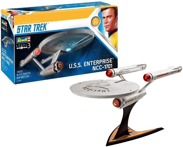 REV04991 - U.S.S. Enterprise NCC-1701 STAR TREK à assembler et à peindre - 1