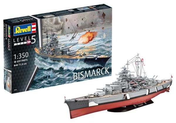 REV05040 - Bateau Bismarck à assembler et à peindre - 1
