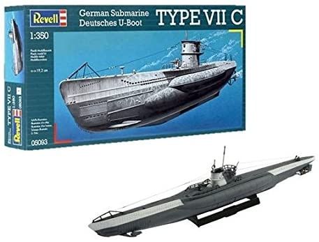 REV05093 - Sous-marin allemand TYPE VII C à assembler et à peindre - 1