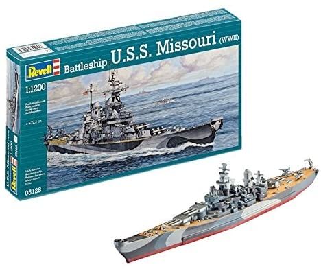 REV05128 - Bâteau Battleship U.S.S. Missouri(WWII) à assembler et à peindre - 1