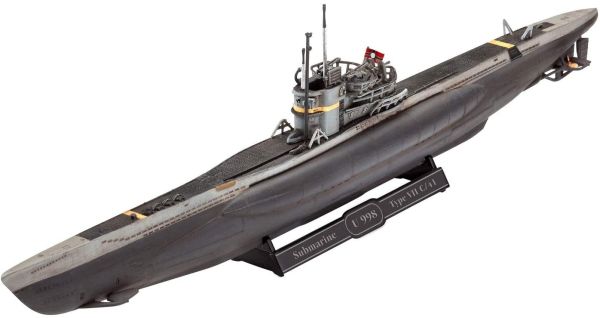 REV05154 - Sous-marin allemand de type VII C / 41 à assembler et à peindre - 1